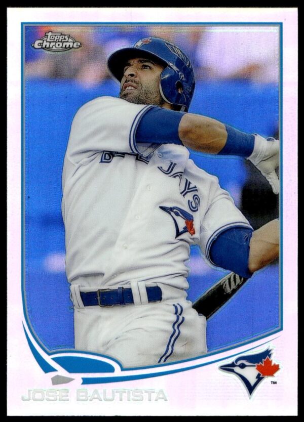 2013 Topps Chrome Jose Bautista Refractor #94 (Front)