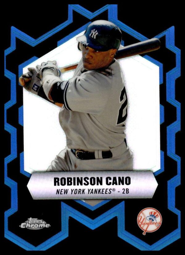 2013 Topps Chrome Robinson Cano Chrome Connections Die Cuts #CC-RC (Front)