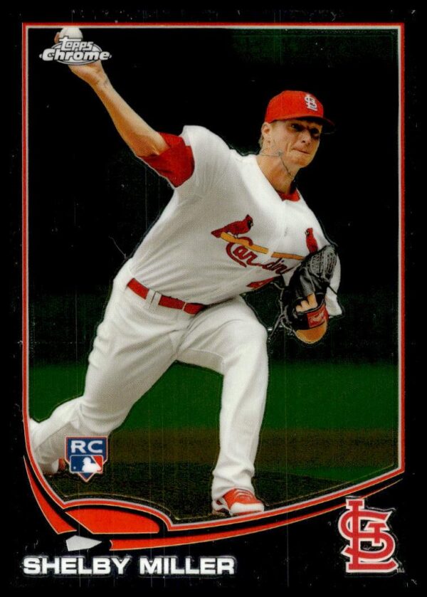 2013 Topps Chrome Shelby Miller #80 (Front)