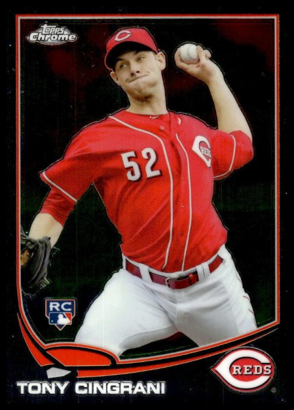 2013 Topps Chrome Tony Cingrani #171 (Front)