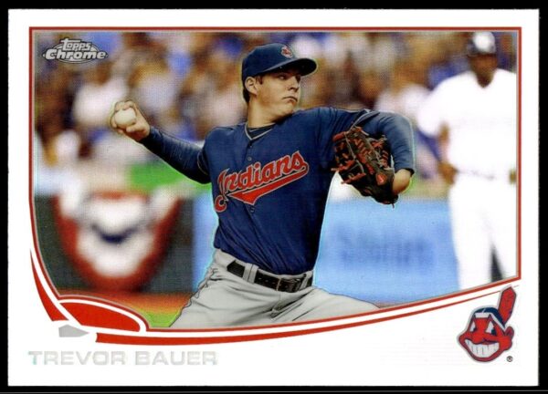 2013 Topps Chrome Trevor Bauer Refractor #9 (Front)