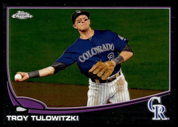 2013 Topps Chrome Troy Tulowitzki #52 (Front)