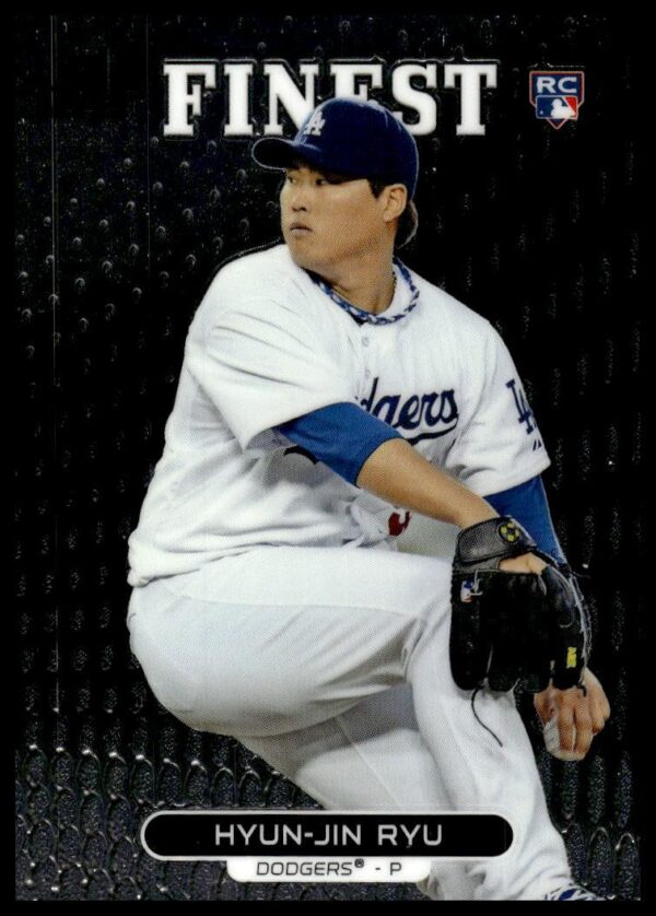 2013 Topps Finest Hyun-Jin Ryu #47 (Front)