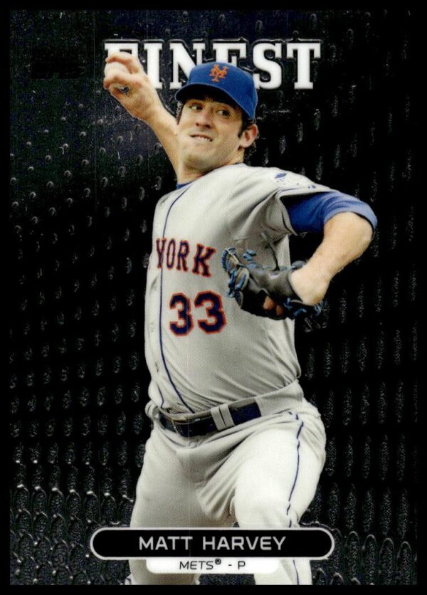 2013 Topps Finest Matt Harvey #76 (Front)