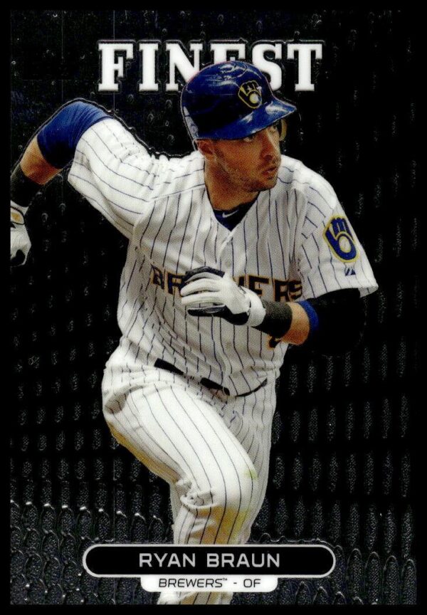 2013 Topps Finest Ryan Braun #90 (Front)