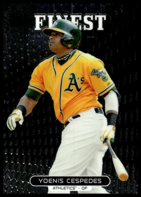 2013 Topps Finest Yoenis Cespedes #73 (Front)
