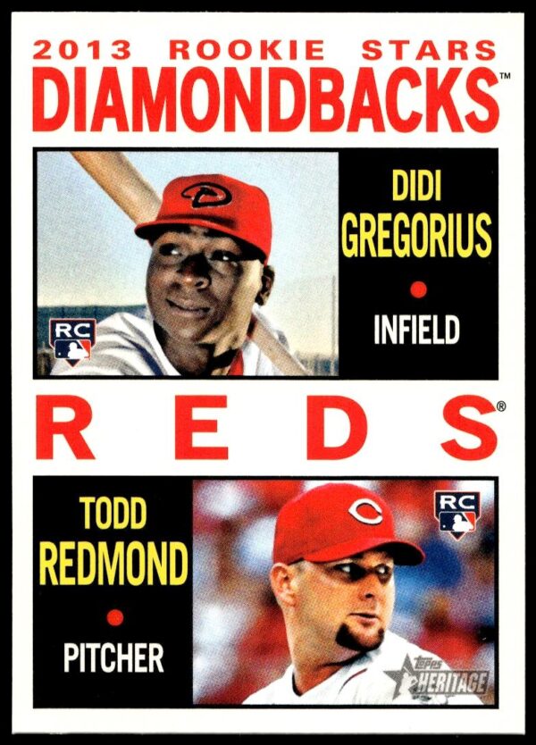 2013 Topps Heritage Adam Eaton / Tyler Skaggs #356 (Front)