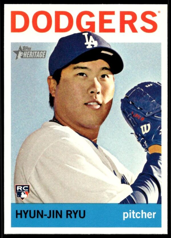 2013 Topps Heritage High Number Hyun-Jin Ryu #H503 (Front)