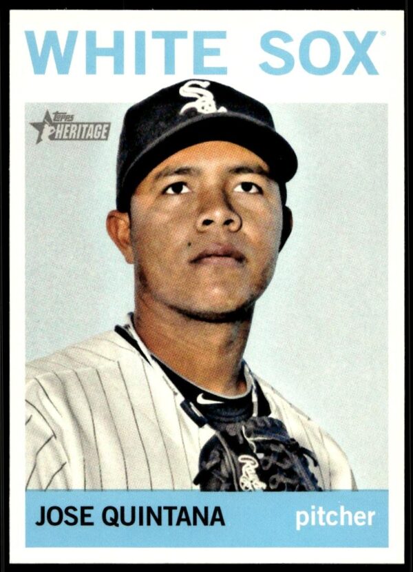 2013 Topps Heritage High Number Jose Quintana #H550 (Front)