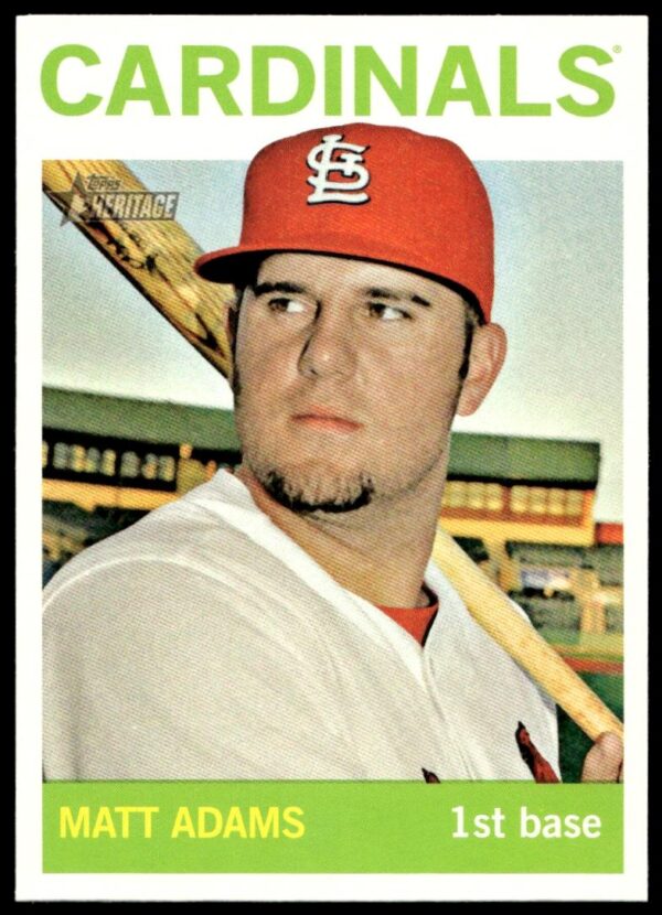2013 Topps Heritage High Number Matt Adams #H508 (Front)