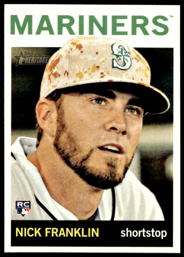 2013 Topps Heritage High Number Nick Franklin #H581 (Front)