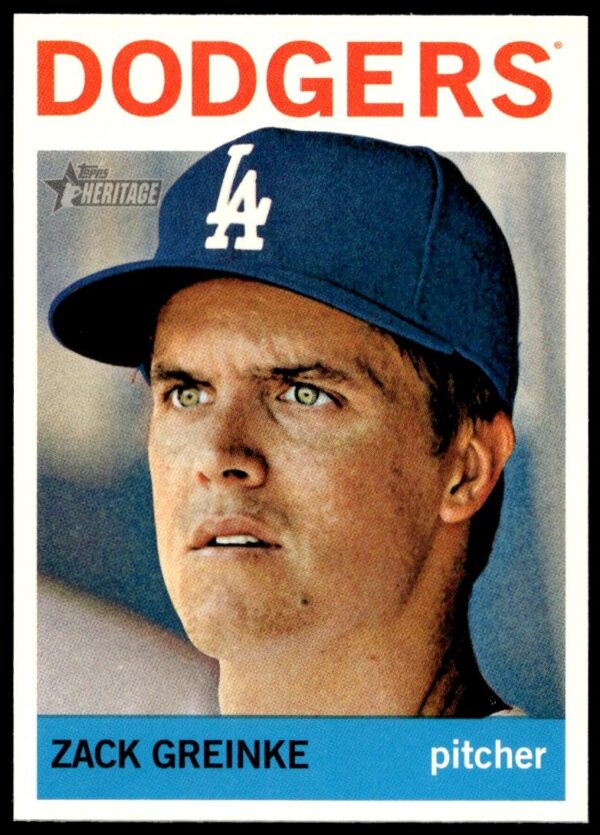 2013 Topps Heritage Zack Greinke #149 (Front)