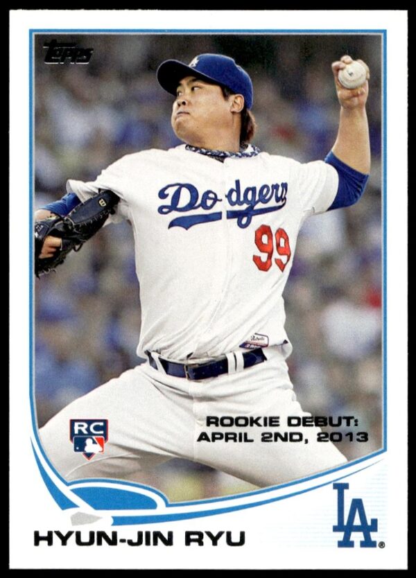 2013 Topps Update Hyun-Jin Ryu #US192 (Front)