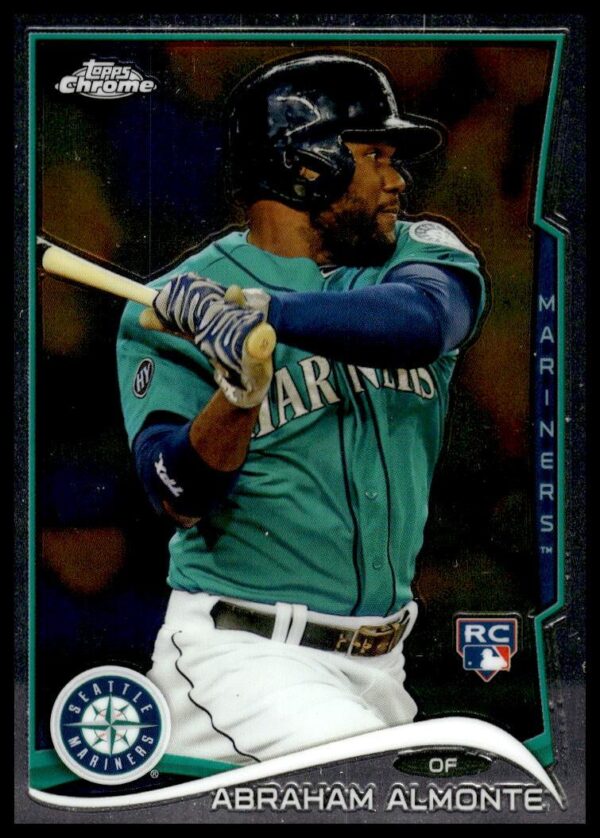 2014 Topps Chrome Abraham Almonte #12 (Front)