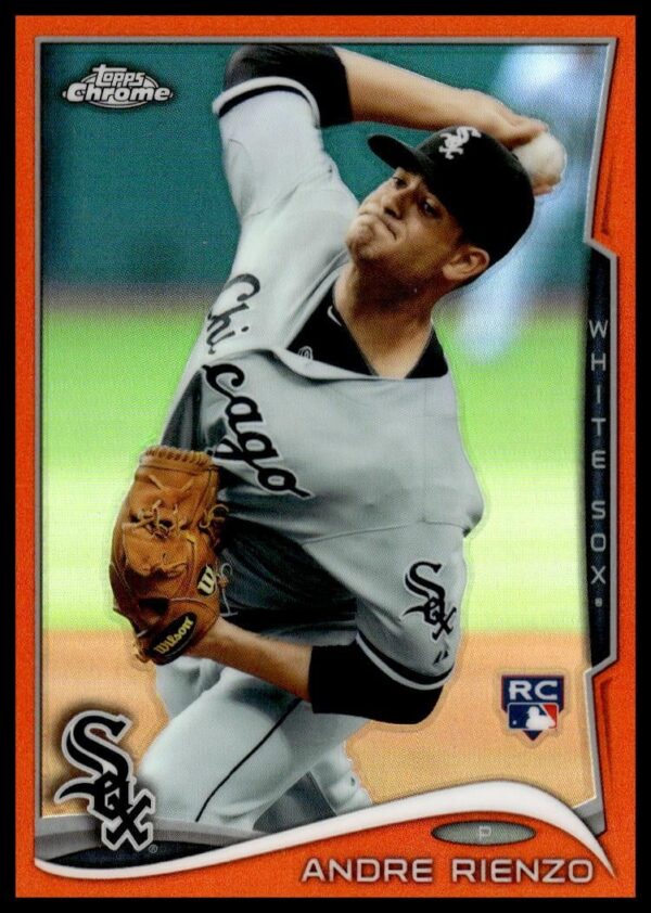 2014 Topps Chrome Andre Rienzo Orange Refractor #206 (Front)