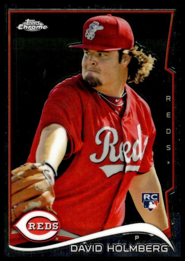 2014 Topps Chrome David Holmberg #134 (Front)