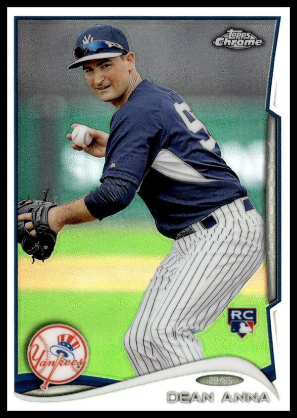 2014 Topps Chrome Dean Anna Purple Prism Refractor #212 (Front)