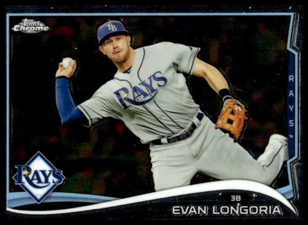 2014 Topps Chrome Evan Longoria #99 (Front)
