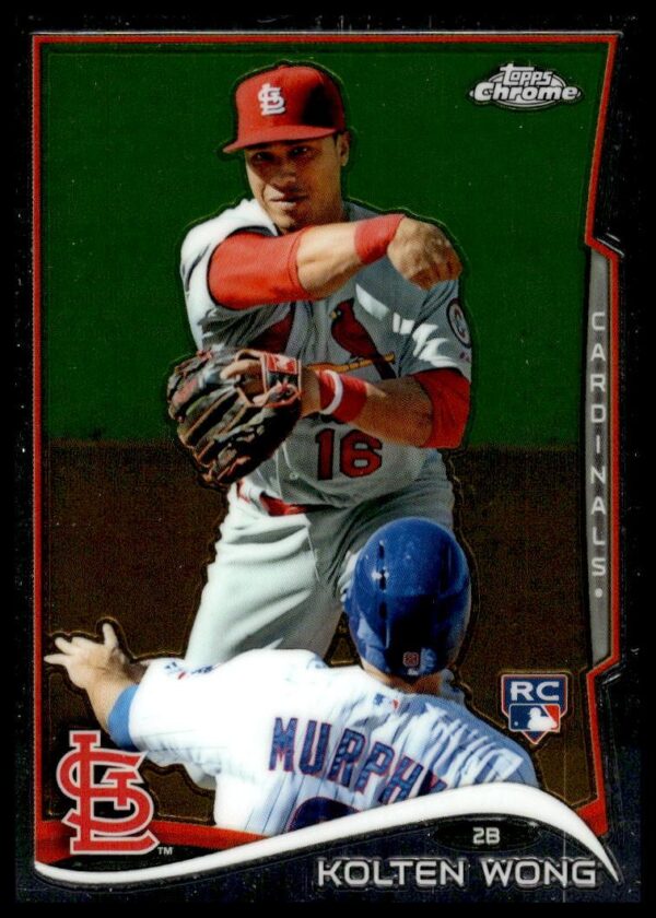 2014 Topps Chrome Kolten Wong #188 (Front)