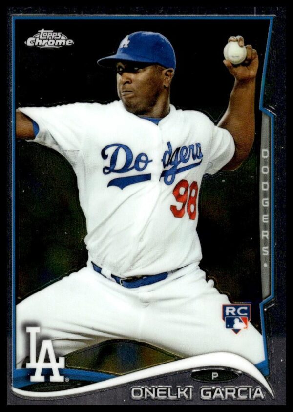 2014 Topps Chrome Onelki Garcia #133 (Front)