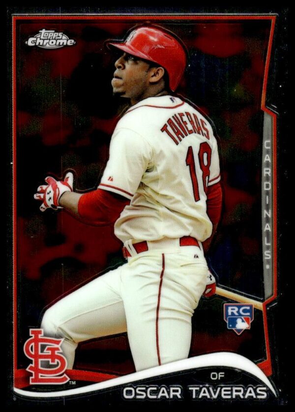 2014 Topps Chrome Oscar Taveras #19 (Front)
