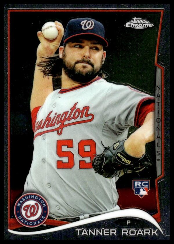 2014 Topps Chrome Tanner Roark #127 (Front)