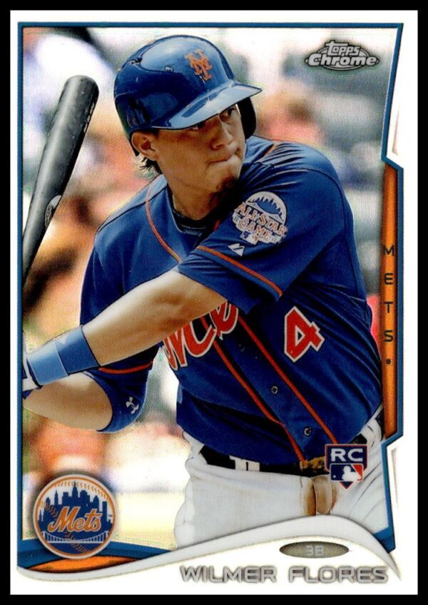 2014 Topps Chrome Wilmer Flores #67 (Front)