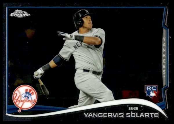 2014 Topps Chrome Yangervis Solarte #126 (Front)