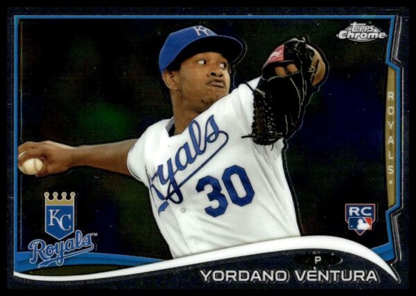 2014 Topps Chrome Yordano Ventura #66 (Front)