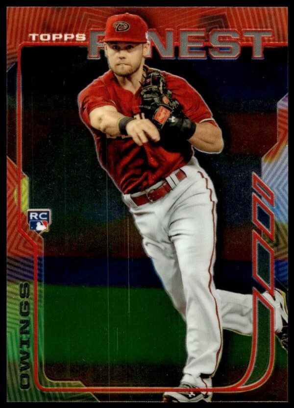 2014 Topps Finest Chris Owings #28 (Front)