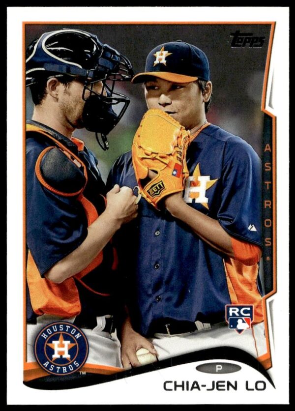 2014 Topps Series 1 Chia-Jen Lo #55 (Front)