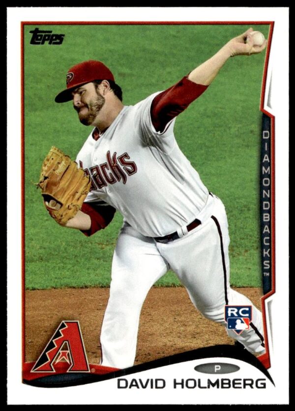 2014 Topps Series 1 David Holmberg #242 (Front)