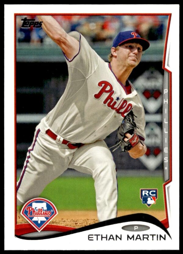 2014 Topps Series 1 Ethan Martin #90 (Front)