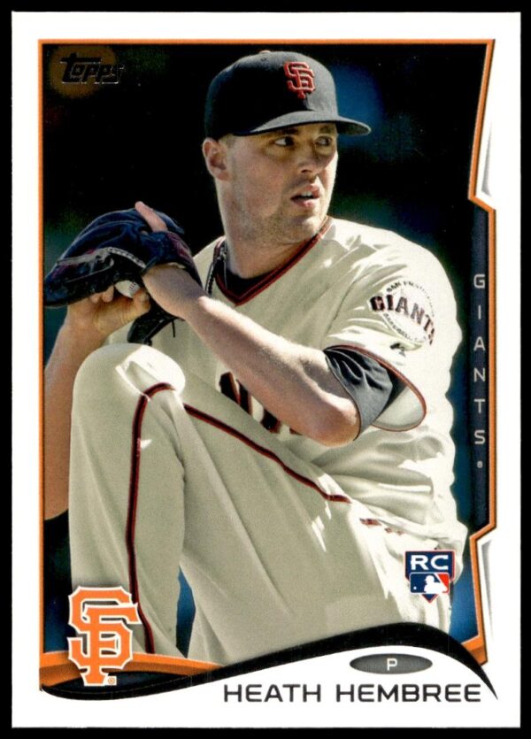 2014 Topps Series 1 Heath Hembree #249 (Front)