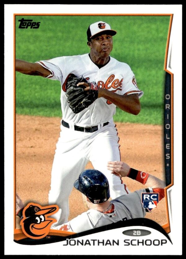 2014 Topps Series 1 Jonathan Schoop #83 (Front)