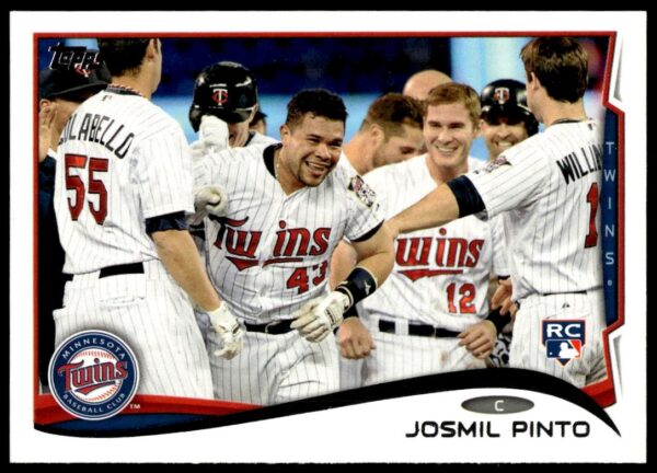 2014 Topps Series 1 Josmil Pinto #24 (Front)