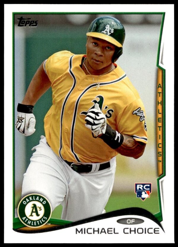 2014 Topps Series 1 Michael Choice #27 (Front)