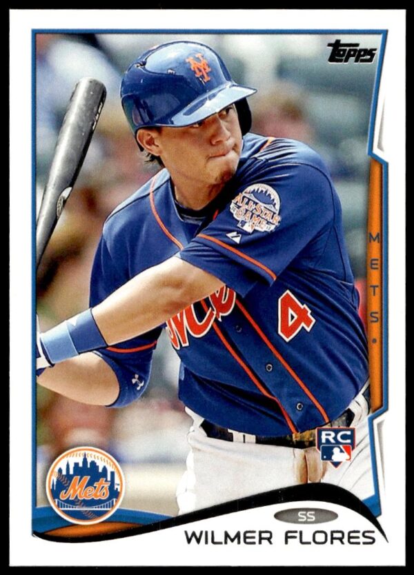 2014 Topps Series 1 Wilmer Flores #86 (Front)