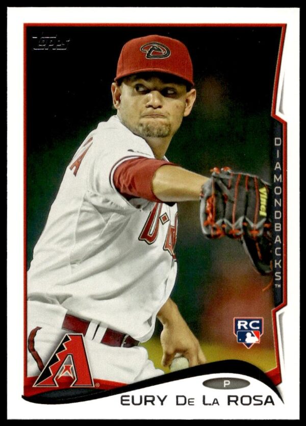 2014 Topps Series 2 Eury De La Rosa #456 (Front)