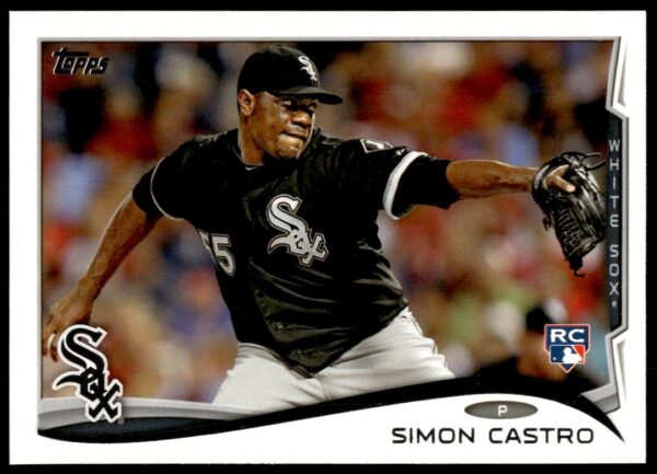 2014 Topps Series 2 Simon Castro #592 (Front)