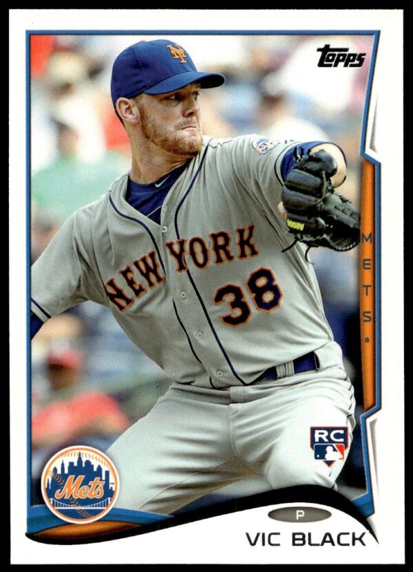 2014 Topps Series 2 Vic Black #557 (Front)