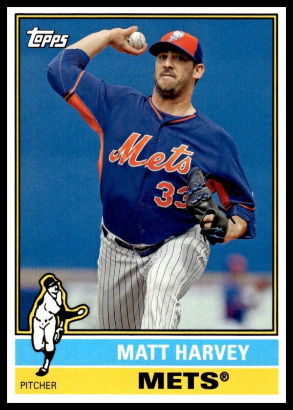 2015 Topps Archives Matt Harvey #187 (Front)