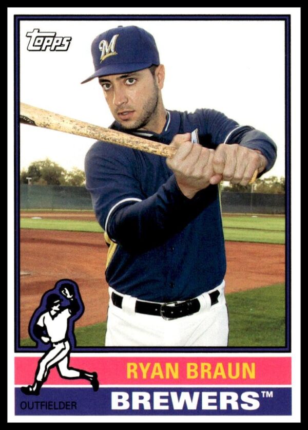 2015 Topps Archives Ryan Braun #118 (Front)