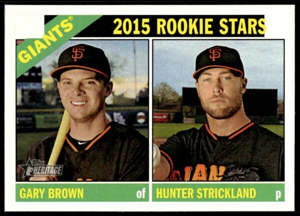 2015 Topps Heritage Andrew Chafin / Jake Lamb #127 (Front)