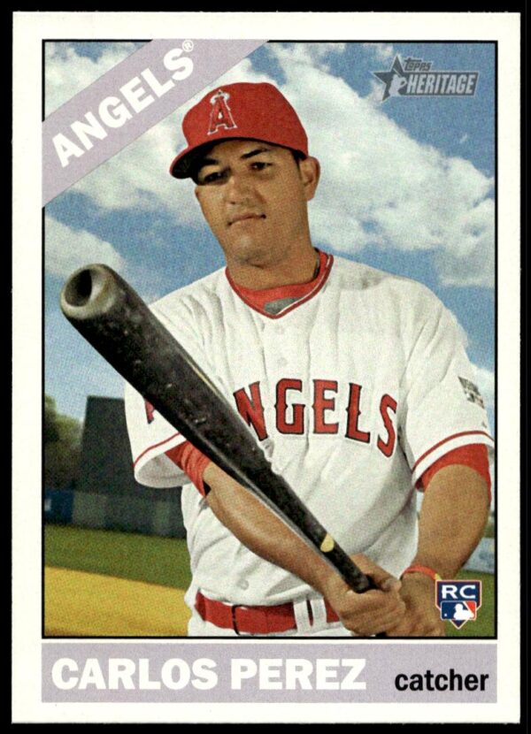 2015 Topps Heritage Carlos Perez #553 (Front)