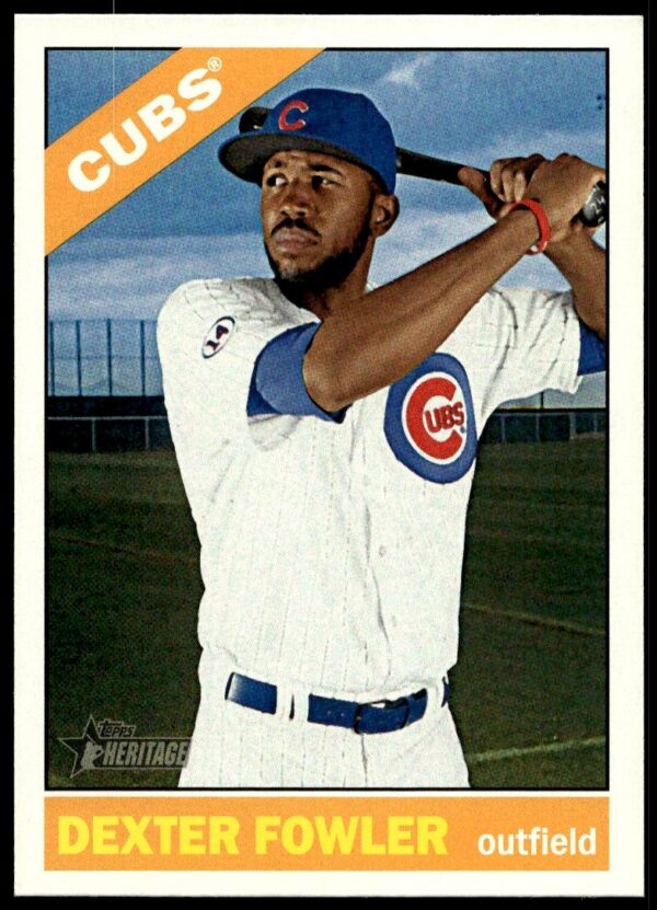 2015 Topps Heritage Dexter Fowler #715 (Front)