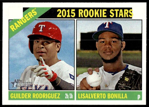 2015 Topps Heritage Guilder Rodriguez / Lisalverto Bonilla #146 (Front)