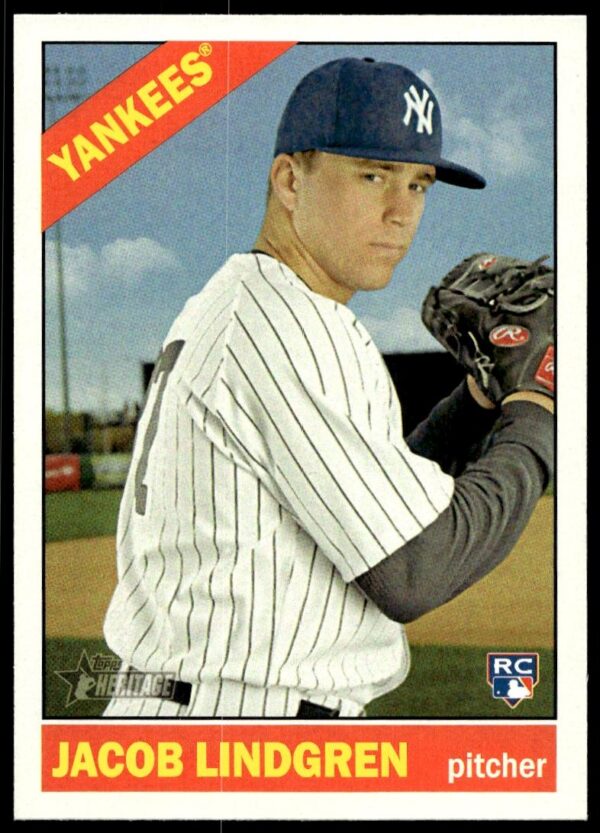 2015 Topps Heritage Jacob Lindgren #548 (Front)