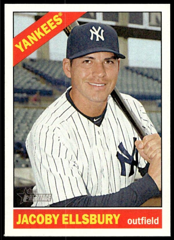 2015 Topps Heritage Jacoby Ellsbury #50 (Front)