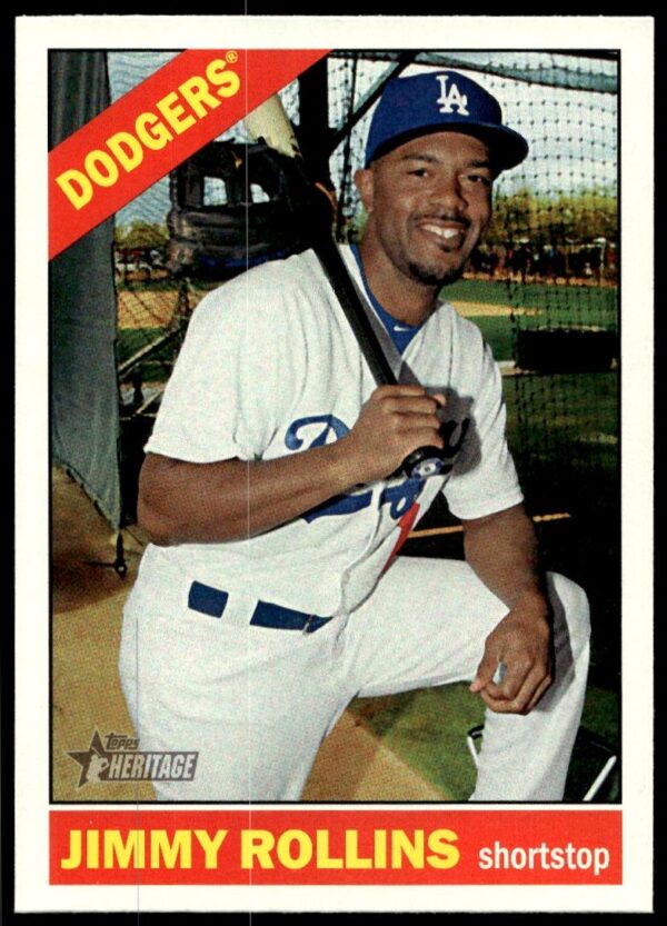 2015 Topps Heritage Jimmy Rollins #721 (Front)